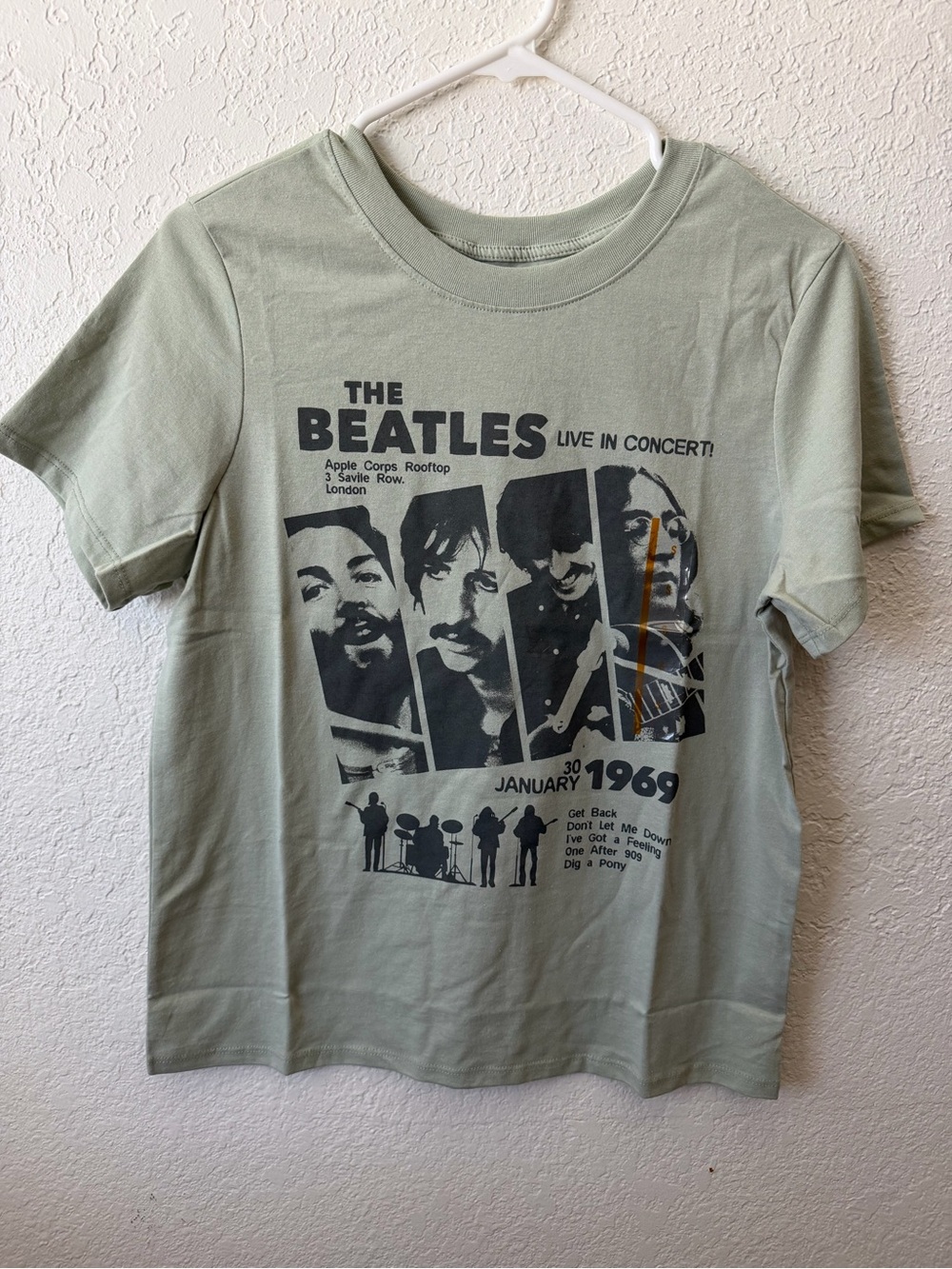 Women’s The Beatles Tee in Sage Green